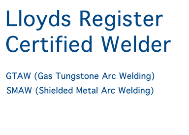Lloyds Register Certified Welder